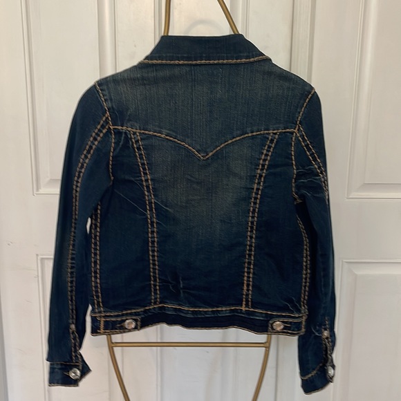 LA Idol crystal button denim jacket - Picture 2 of 7